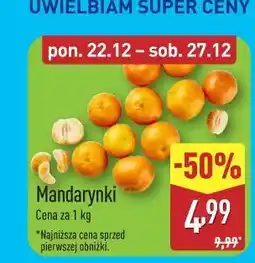 ALDI Mandarynki oferta