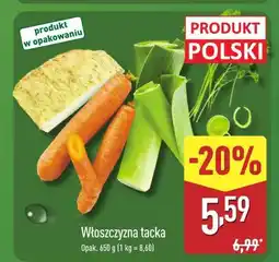 ALDI Włoszczyzna tacka oferta