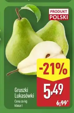 ALDI Gruszki Lukasówki oferta
