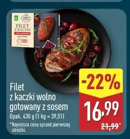 ALDI Filet z kaczki wolno gotowany z sosem oferta