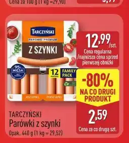 ALDI TARCZYŃSKI Parówki z szynki oferta