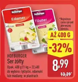 ALDI HOFBURGER Ser żółty oferta