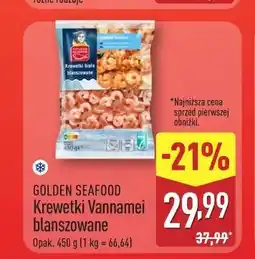 ALDI Golden Seafood Krewetki Vannamei blanszowane oferta