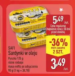 ALDI SAFI Sardynki w oleju oferta