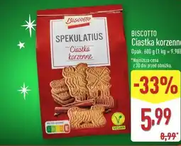 ALDI Biscotto Ciastka korzenne oferta