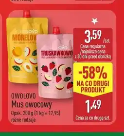 ALDI OWOLOVO Mus owocowy (różne rodzaje) oferta