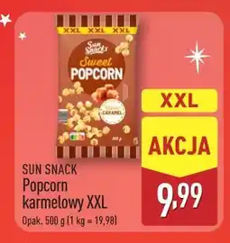 ALDI SUN SNACK Popcorn karmelowy XXL oferta