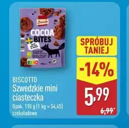 ALDI Biscotto Szwedzkie mini ciasteczka czekoladowe oferta