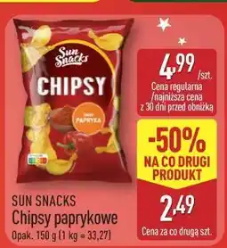 ALDI SUN SNACKS Chipsy paprykowe oferta