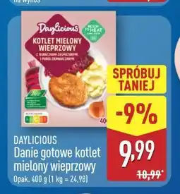 ALDI DAYLICIOUS Danie gotowe kotlet mielony wieprzowy oferta