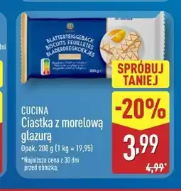 ALDI Cucina Nobile Ciastka z morelową glazurą oferta