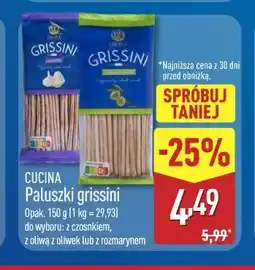 ALDI Cucina Nobile Paluszki grissini oferta