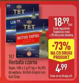 ALDI TET Herbata czarna British Empire lub Earl Grey oferta