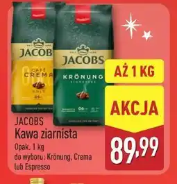 ALDI JACOBS Kawa ziarnista Kronung, Crema lub Espresso (aż 1kg) oferta