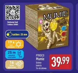 ALDI PYROCO Mumie (bateria 16-strzałowa) oferta