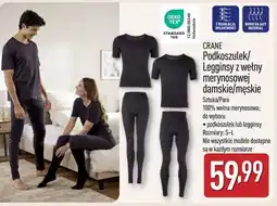 ALDI CRANE Podkoszulek/Legginsy z wełny merynosowej damskie/męskie oferta