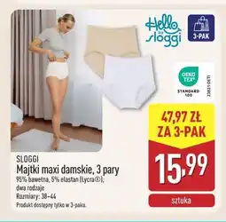 ALDI SLOGGI Majtki maxi damskie, 3 pary oferta