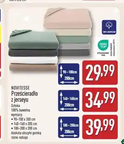 ALDI NOVITESSE Prześcieradło z jerseyu oferta