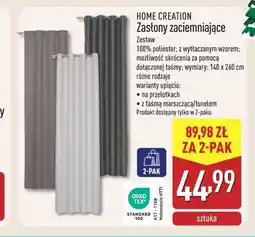 ALDI HOME CREATION Zasłony zaciemniające oferta