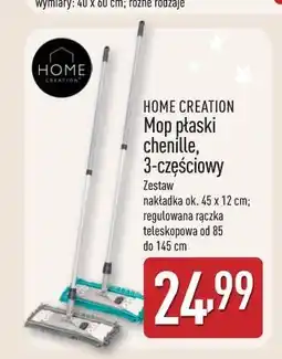 ALDI HOME CREATION Mop płaski chenille, 3-częściowy oferta