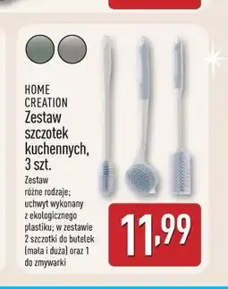 ALDI HOME CREATION Zestaw szczotek kuchennych, 3 szt oferta