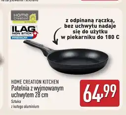 ALDI Patelnia z wyjmowanym uchwytem 28 cm HOME CREATION KITCHEN oferta