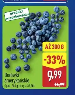 ALDI Borówki amerykańskie (opak. 300g) oferta