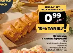 Netto Miniciastko z kapustą i grzybami oferta