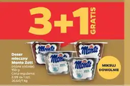 Netto Deser Mleczny Monte Zott oferta