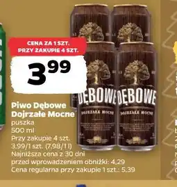 Netto Piwo Dębowe Dojrzałe MOcne oferta