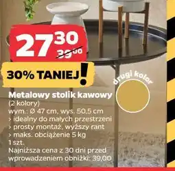 Netto Metalowy stolik oferta