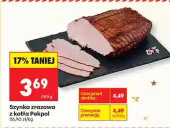 Biedronka Szynka zrazowa z kotła Pekpol oferta