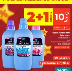 Dealz Felce Azzurra Płyn do płukania tkanin (Lavender and Iris, Original, Rose and Lotus) oferta
