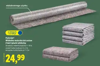 Parkside Włóknina malarska lub zestaw 2 lub 4 płacht włókniny