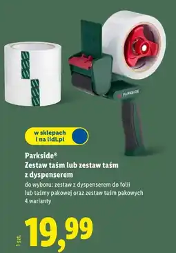 Lidl Parkside Zestaw taśm lub zestaw taśm z dyspenserem oferta