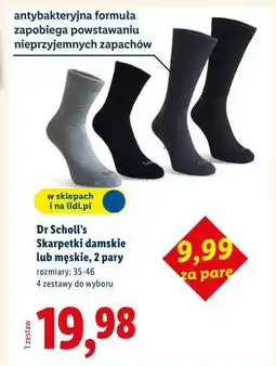 Lidl Dr Scholl’s Skarpetki damskie lub męskie, 2 pary oferta