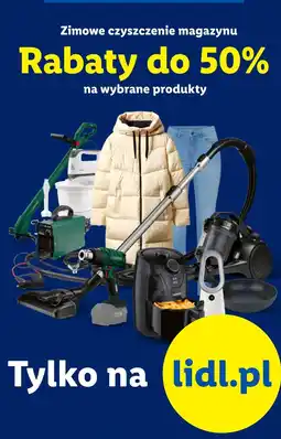 Lidl Zimowe czyszczenie magazynu (wybrane produkty) oferta