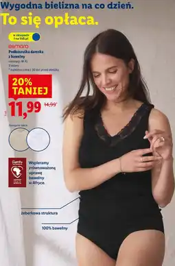 Lidl Podkoszulka damska z bawełny Esmara oferta