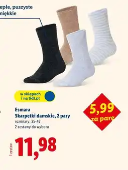 Lidl Esmara Skarpetki damskie, 2 pary oferta