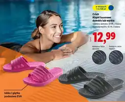 Lidl Crivit Klapki basenowe damskie lub męskie oferta