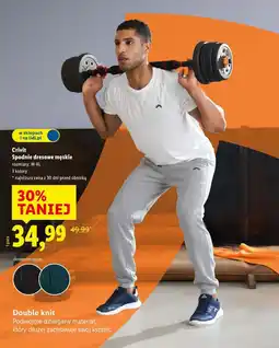 Lidl Crivit Spodnie dresowe męskie oferta