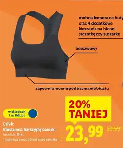 Lidl Crivit Biustonosz funkcyjny damski oferta