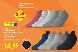 Lidl Crivit Stopki sportowe damskie lub męskie, 5 par oferta