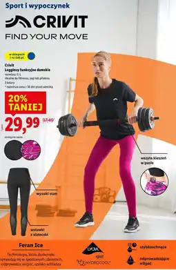 Lidl Crivit Legginsy funkcyjne damskie oferta