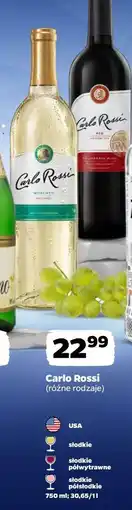 Netto Carlo Rossi (różne rodzaje) oferta