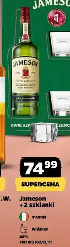 Netto Jameson + 2 szklanki oferta