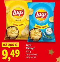 Lidl Lay's Chipsy 200g oferta