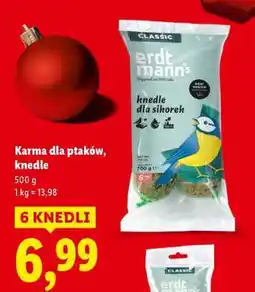 Lidl Karma dla ptaków knedle oferta