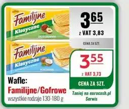 Eurocash Wafle: Familijne/Gofrowe oferta