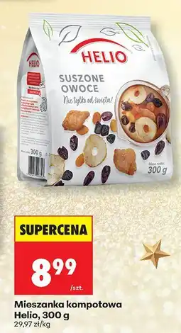 Biedronka Mieszanka kompotowa Helio suszone owoce 300g oferta